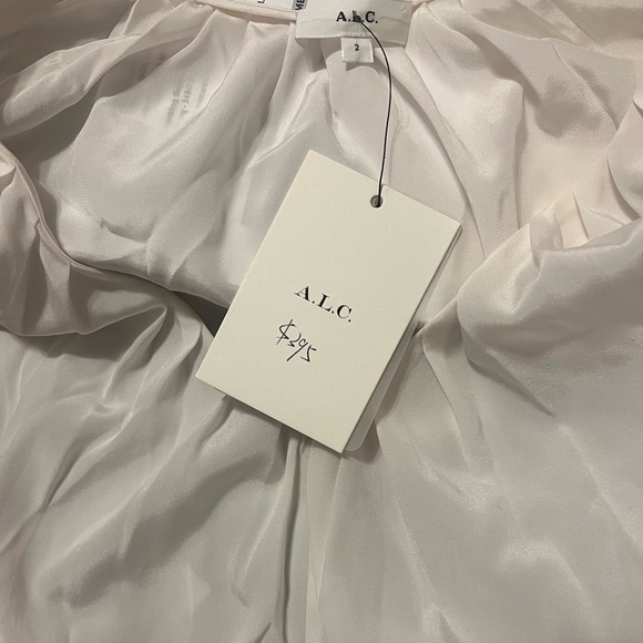 A.L.C. Warren Silk Blend Blouse Top - Picture 5 of 6